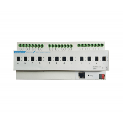 KNX Switch Actuator, 12-Fold, 20A