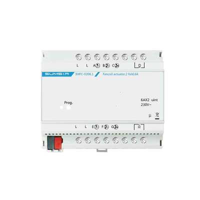 KNX Fan Coil Actuator, 2-Fold, 6A