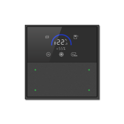 KNX Thermostat Panel With 4 Buttons