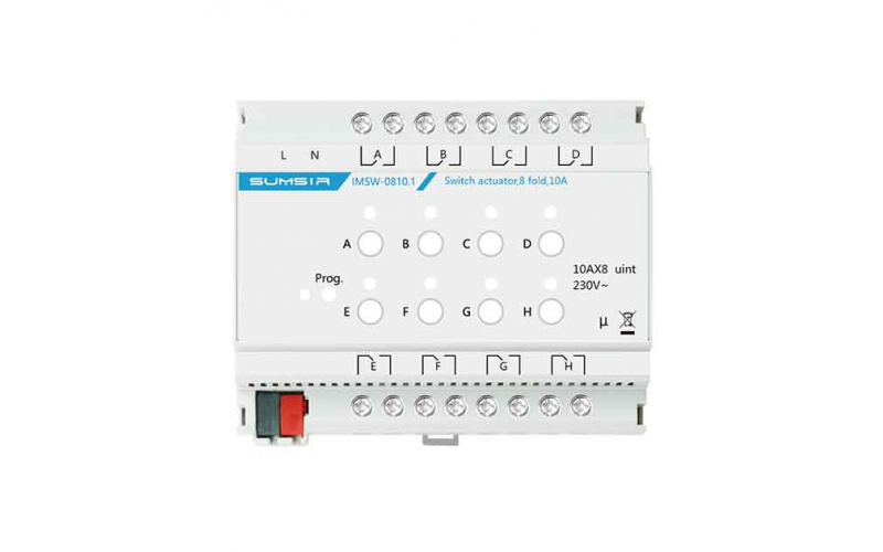 8路10A KNX 开关执行器