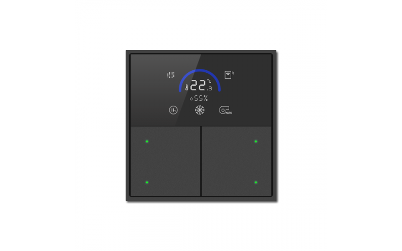 KNX Thermostat Panel Witth 4 Buttons