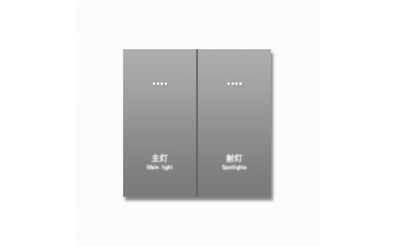 KNX 4键按键面板