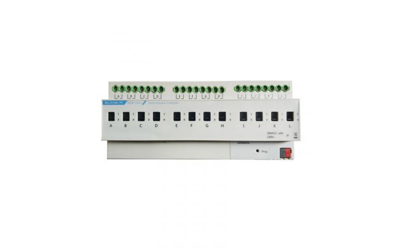 KNX Switch Actuator, 12-Fold, 20A