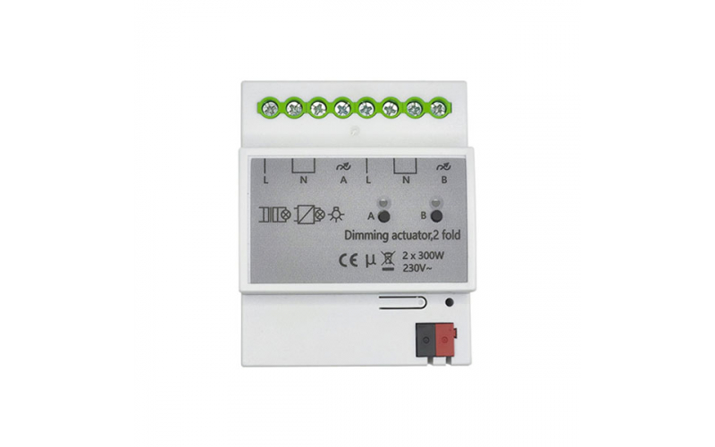KNX Universal Dimming Actuator, 2 channels, 300W